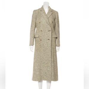 Burberry Double Breasted Wool Coat Size L